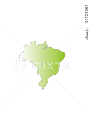 世界地図ブラジルのイラスト素材