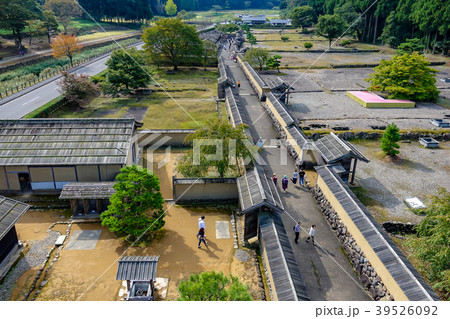 一乗谷城朝倉氏遺跡の復原町並 一乗谷城朝倉氏遺跡の復原町並 39526092