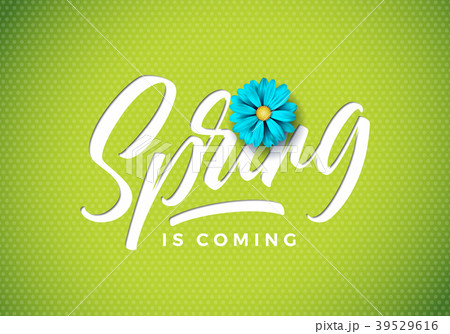 Vector spring is coming illustration with Vector spring is coming illustration with 39529616