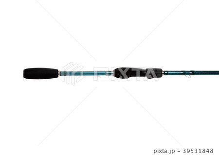Fishing rod on white background. Fishing rod on white background. 39531848