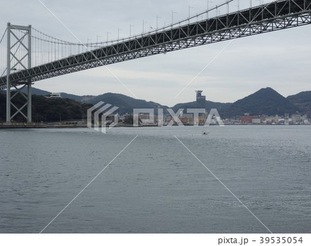 下関市　関門海峡早鞆の瀬戸と関門橋 39535054
