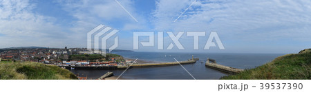 Whitby Town and Harbor, North Yorkshire, UK 39537390