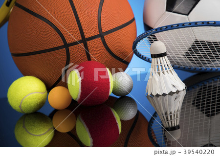 Group of sports equipment 39540220