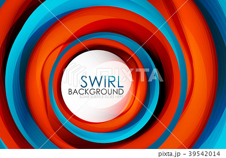 Spiral swirl flowing lines 3d vector abstract Spiral swirl flowing lines 3d vector abstract 39542014