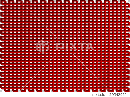 チェック背景：赤 39542921