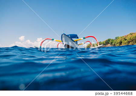 Tradition boat in ocean, Bali, Indonesia 39544668