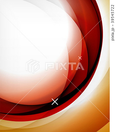 Vector transparent color wave lines abstract 39545722