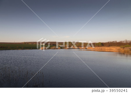 Evening on the lake. Evening on the lake. 39550241
