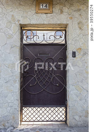 Beautiful metal door. 39550274
