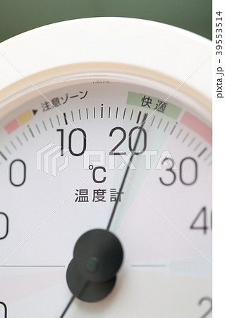 湿度計 (観測 目盛 温度計 計測 測定 気温 小物 雑貨 ライフスタイル 快適 クローズアップ) 39553514
