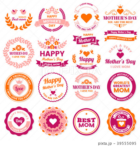 Mother Day Vector label for banner 39555095