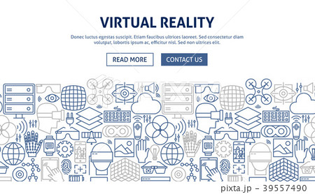 Virtual Reality Banner Design 39557490