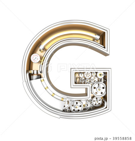 Mechanic alphabet ,letter G  39558858