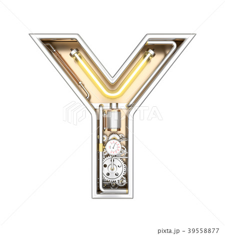Mechanic alphabet ,letter Y. 39558877