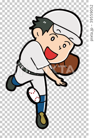 Pitcher illustration material 39559052