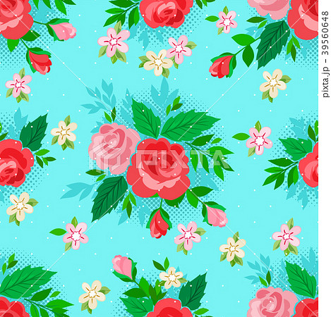 Vector seamless floral pattern Vector seamless floral pattern 39560648