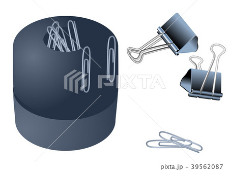 paper clips on white paper clips on white 39562087