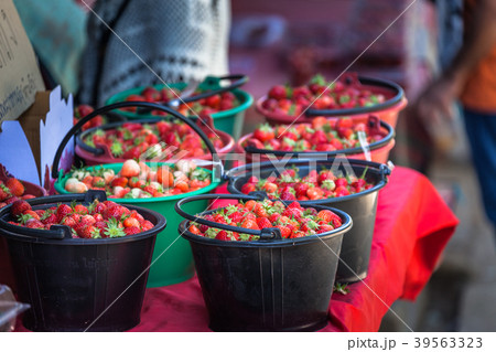 fresh strawberry on Mon Jam market Chiang Mai fresh strawberry on Mon Jam market Chiang Mai 39563323