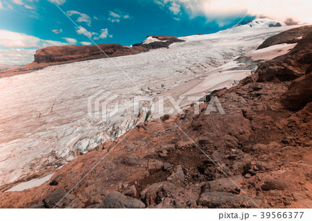 Volcano Tronador and glaciers of Alerce and Castano Overa Volcano Tronador and glaciers of Alerce and Castano Overa 39566377