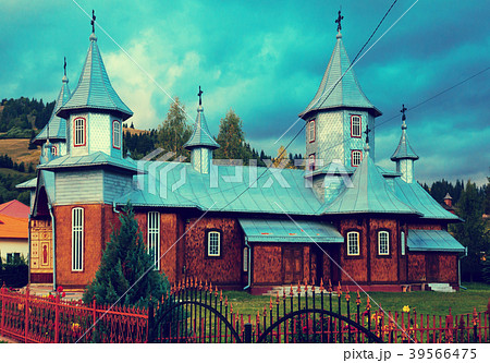 Wooden church in Carlibaba, Romania Wooden church in Carlibaba, Romania 39566475