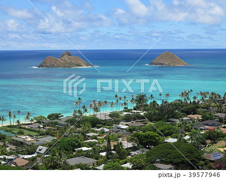 ハワイ ラニカイビーチ ラニカイピルボックストレイル 39577946