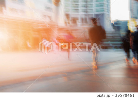 People walking at sunlight. 39578461