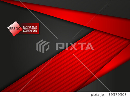 Red and black color abstract geometric technology Red and black color abstract geometric technology 39579503