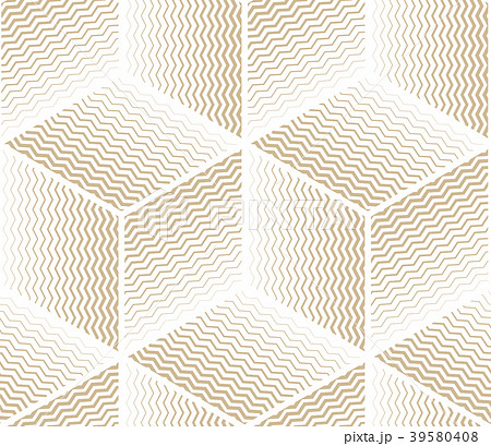 The geometric pattern with wavy lines. Seamless The geometric pattern with wavy lines. Seamless 39580408
