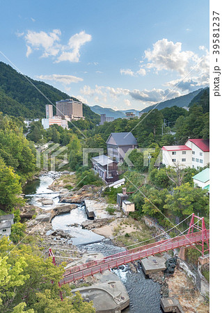 定山渓温泉の渓谷 / 北海道 札幌市の奥座敷 39581237