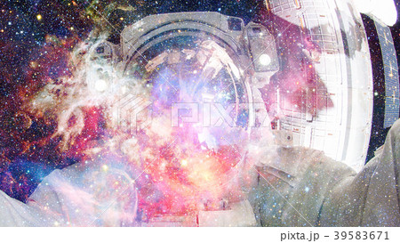 Astronaut in outer space. 39583671