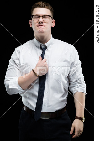 Portrait of confident handsome elegant responsible Portrait of confident handsome elegant responsible 39585130