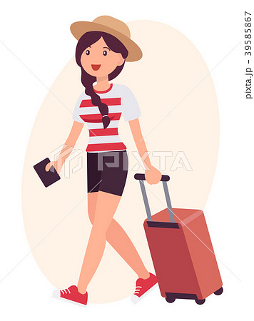 Cartoon character vector design female woman girl 39585867