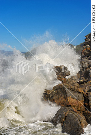 Waves on the Cliff - Tellaro Liguria Italy 39585933