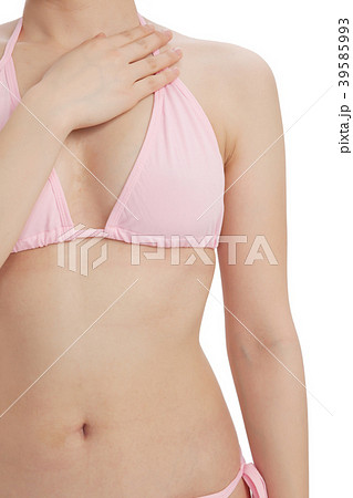 女性 バスト(白抜き素材) 女性 バスト(白抜き素材) 39585993