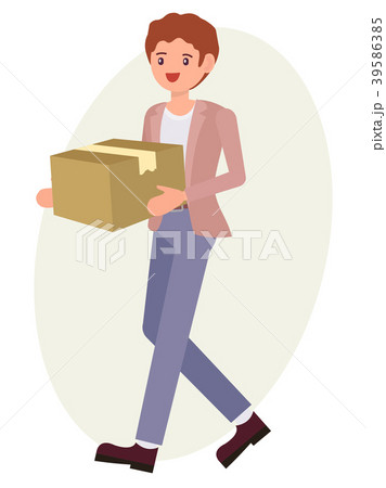 Cartoon character vector design male man standing 39586385