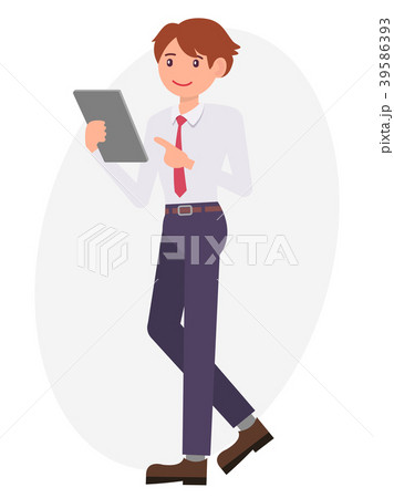 Cartoon character vector design male man standing 39586393
