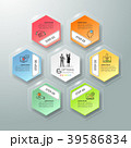 Design infographic template 6 options. 39586834