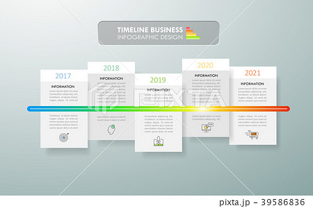 Timeline business concept infographic template Timeline business concept infographic template 39586836