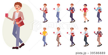 Cartoon character vector design people collection 39586889