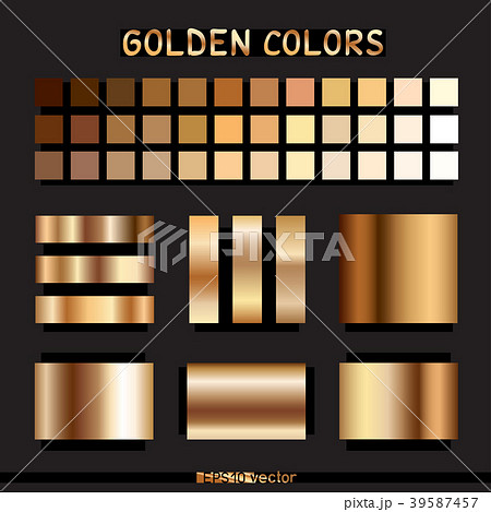 golden color gradient template 39587457
