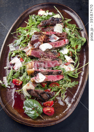Traditional Italian Tagliata Steak 39587470
