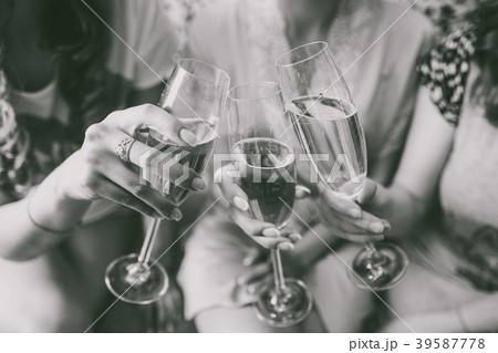 three female young hands three female young hands 39587778