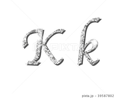 Shinning silver luxury typographic alphabet text 39587802