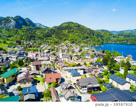 St. Gilgen aerial view St. Gilgen aerial view 39587910