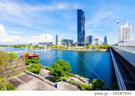 Danube modern district Vienna 39587945