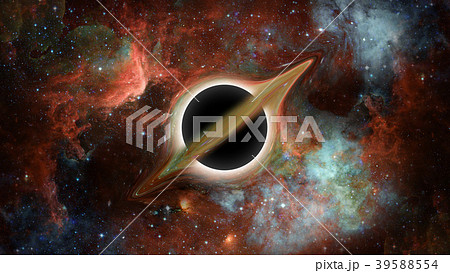 Black hole. Elements of image furnished by NASA 39588554