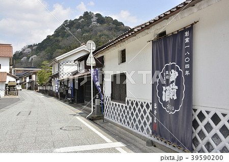 【岡山県　真庭市】勝山の古い町並み 39590200