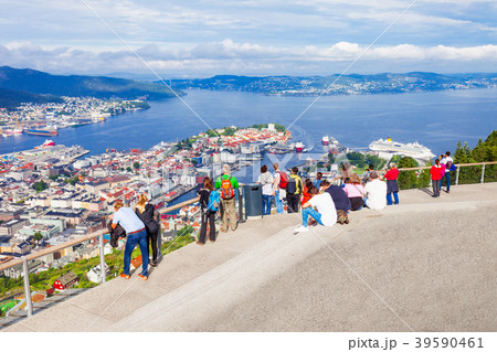 Bergen aerial panoramic view 39590461