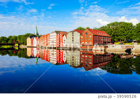 Old houses in Trondheim 39590526