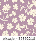 Vector floral pattern of white flowers 39592218